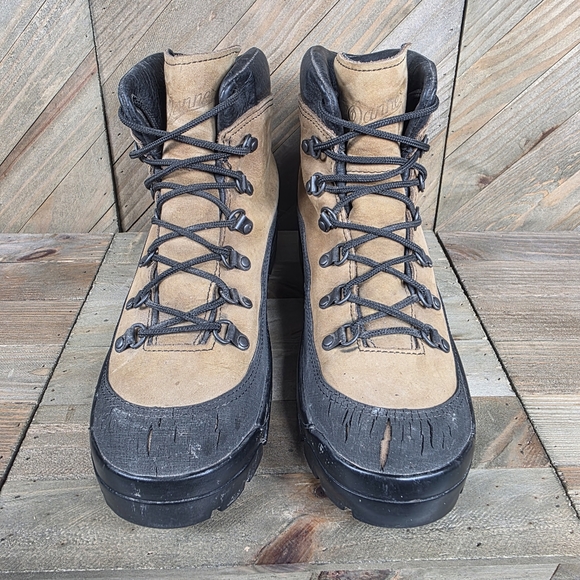 Danner Combat Hiker Mens Outdoor Hiking Boots Size 9.5 R Brown Black 43513X. - Picture 3 of 7
